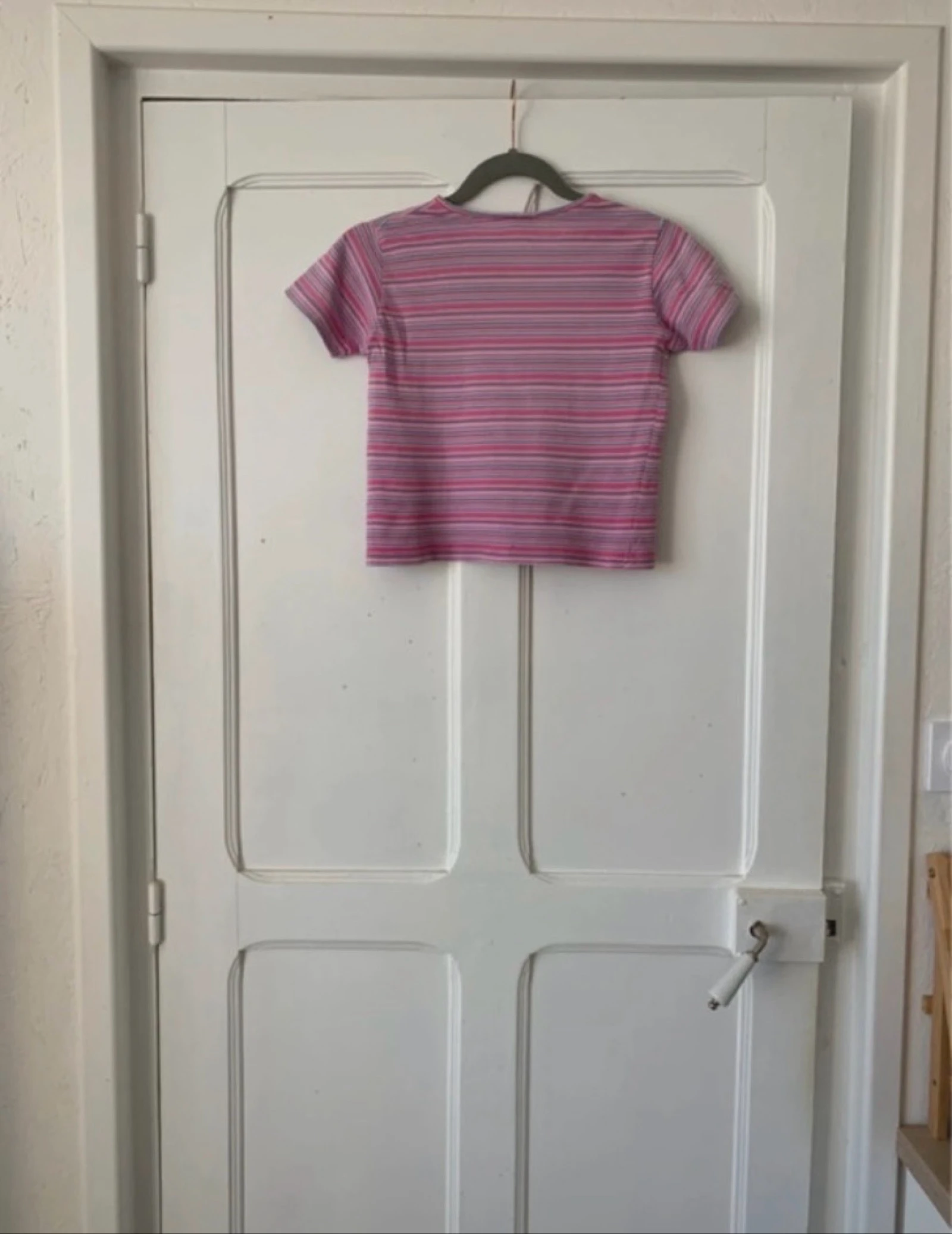 Tisaia gestreept T-shirt roze/paars voor meisjes - 6 jaar – photo 2